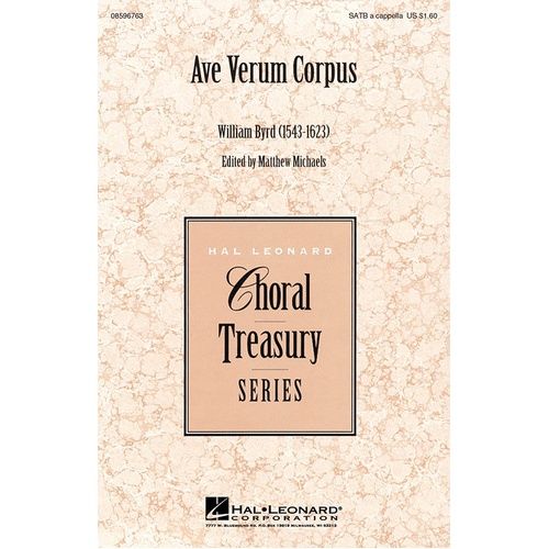 Ave Verum Corpus SATB (Octavo)