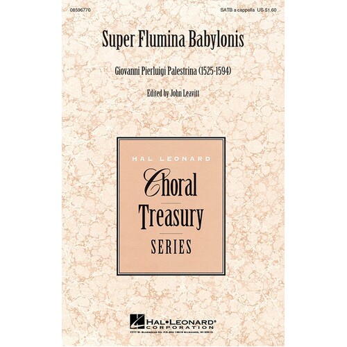 Super Flumina Babylonis SATB A Cappella (Octavo)