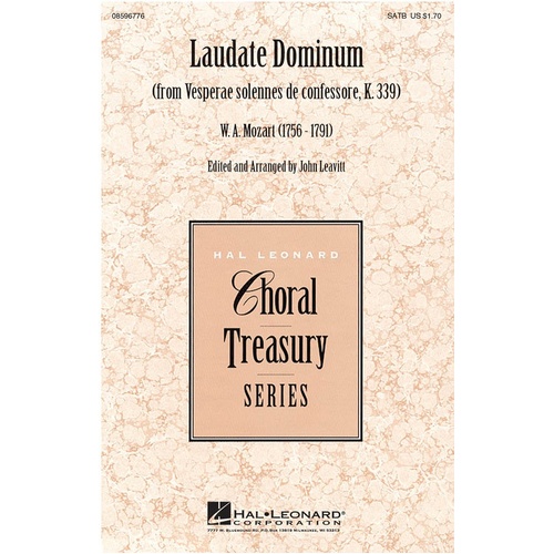 Laudate Dominum SATB (Octavo)