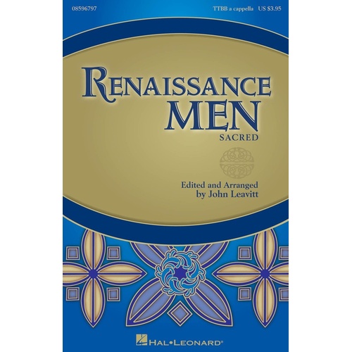 Renaissance Men Choral Coll TTBB A Cappella (Octavo)