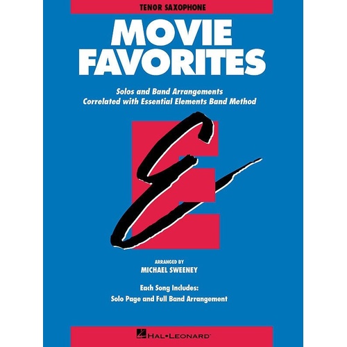Essential Elements Movie Favorites for Tenor Saxophone
