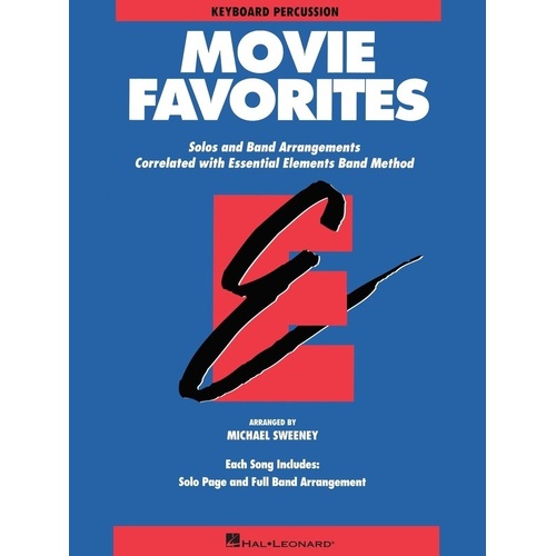 Essential Elements Movie Favorites Keyboard Percussion