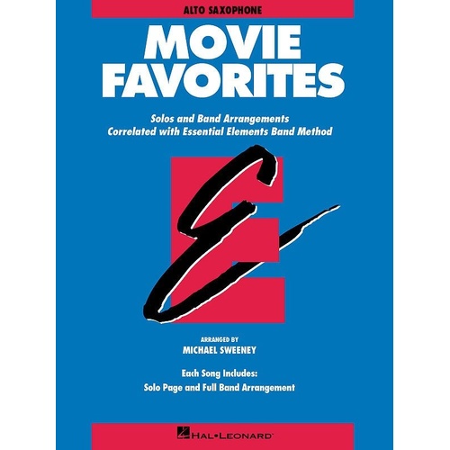 Essential Elements Movie Favorites Alto Saxophone Sheet Music