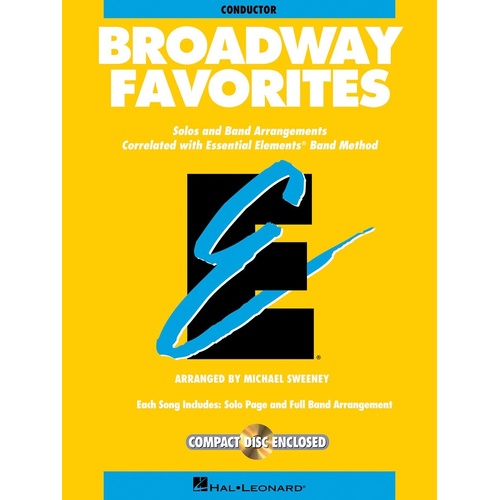 Broadway Favorites Essential Elements Baritone Sax (Softcover Book)
