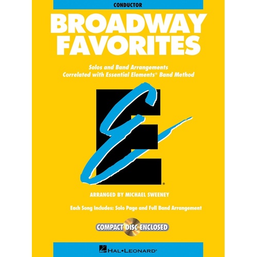 Broadway Favorites Essential Elements Baritone Tc (Softcover Book)