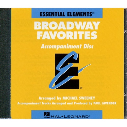 Broadway Favorites EE Band Accompaniment CD