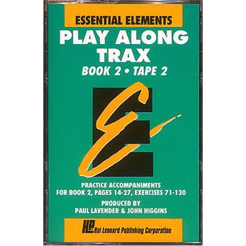 Essential Elements Book 2 Play Along CD 2 Value Pk (Cassette Only)