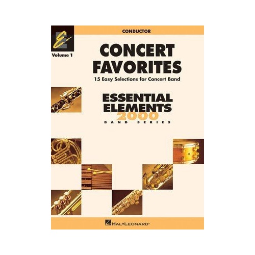 Concert Favorites Vol. 1 - Conductor for Band