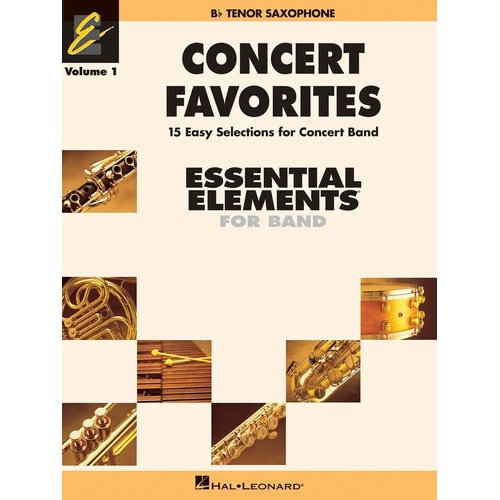 Concert Favorites Essential Elements V1 Tenor Sax (Softcover Book)