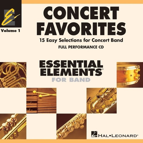 Concert Favorites EE V1 CD Accompaniment for Band