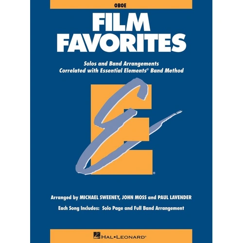 Film Favorites for Oboe - Essential Elements Band Folios