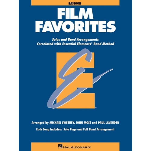 Film Favorites for Bassoon - Hal Leonard