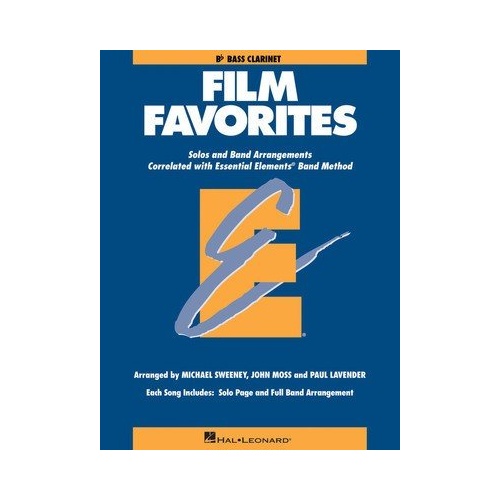 Film Favorites Bass Clarinet (B Flat) EE by Hal Leonard