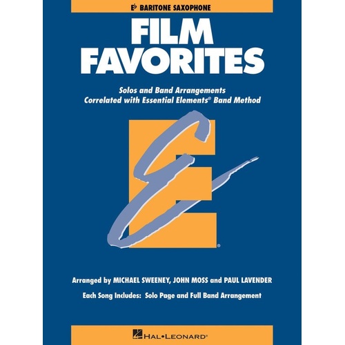 Film Favorites Baritone Saxophone (E Flat) EE by Hal Leonard