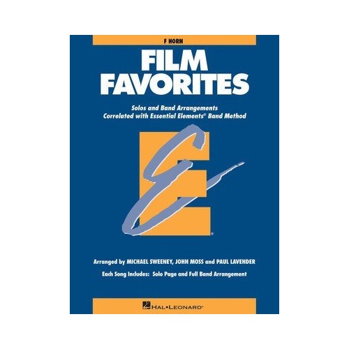 Film Favorites French Horn EE by Hal Leonard, 24 Pages, Movie Themes for Full Band or Soloists