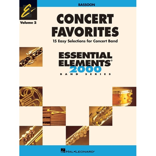 Concert Favorites Essential Elements V2 Bassoon (Softcover Book)