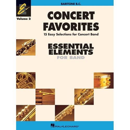 Concert Favorites Essential Elements V2 Baritone Bc (Softcover Book)