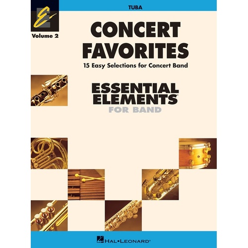 Concert Favorites Essential Elements V2 Tuba (Softcover Book)