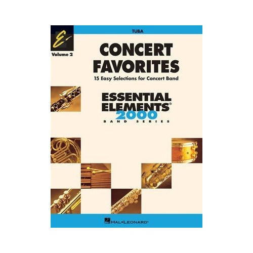 Concert Favorites Vol. 2 for Tuba - Easy Works for Beginning Bands