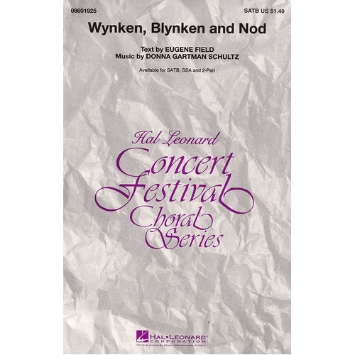 Wynken Blynken Nod SATB Revoicing (Octavo)