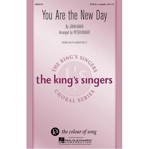 You Are The New Day SATB A Capp (Octavo)