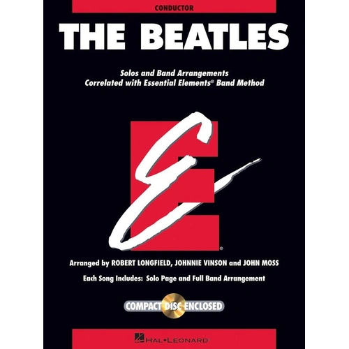 The Beatles Essential Elements Conductor BK/CD EE Full Score 68 Pages