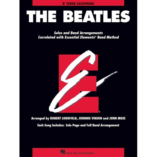 Beatles Essential Elements Tenor Sax Essential Elements (Softcover Book)