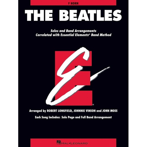 The Beatles Essential Elements French Horn Solo Book