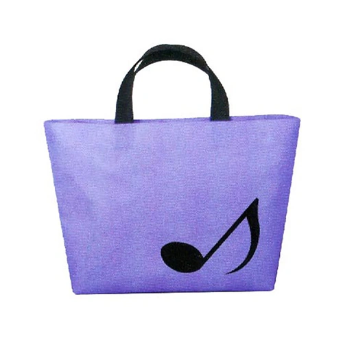 Short Purple Music Carry Bag with Quaver