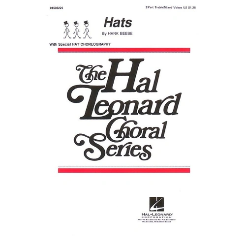 Hats 2-Part Choral Arrangement by Hal Leonard