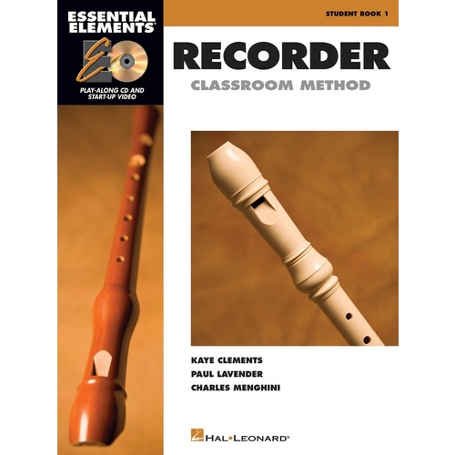 Essential Elements For Recorder Essential Elements Book/CD (Softcover Book/CD)