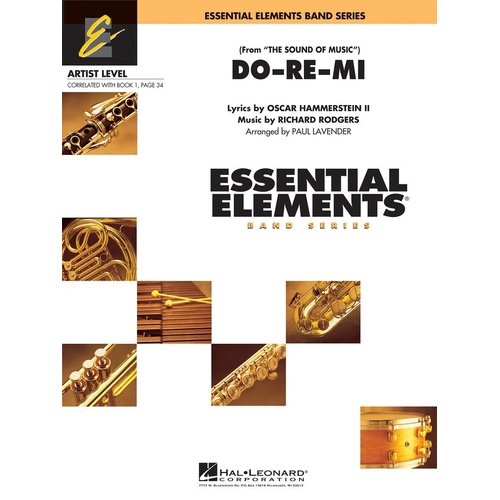 Do Re Mi Essential Elements Artist Concert Band 1.5 (Pod) (Music Score/Parts)