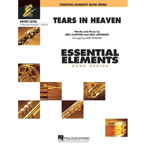 Tears In Heaven Essential Elements Concert Band 1.5 Artist Lvl (Pod) (Music Score/Parts)