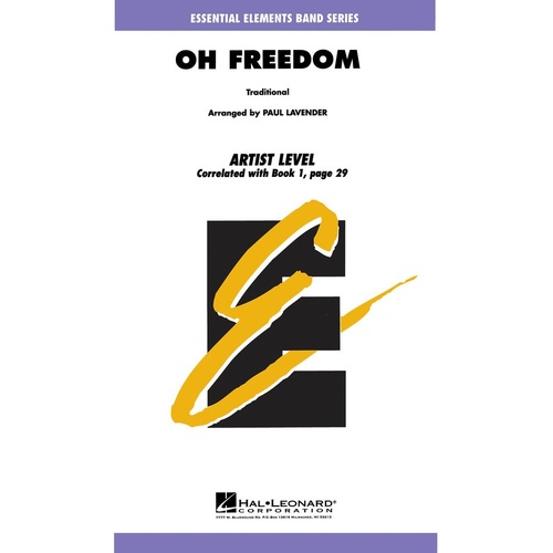Oh Freedom Concert Band (Music Score/Parts)