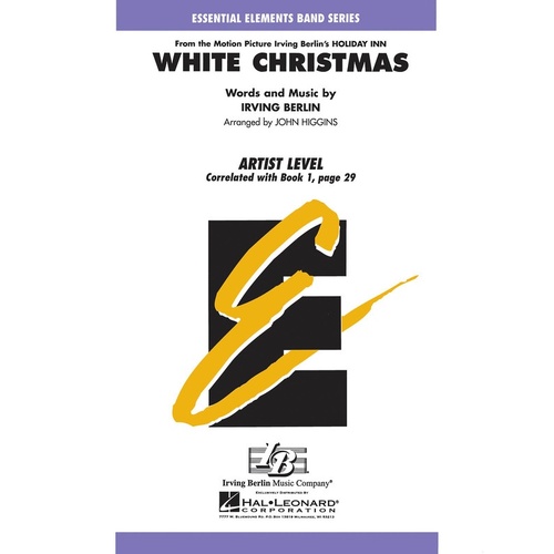 White Christmas Essential Elements Concert Band Gr 1.5 (Music Score/Parts)