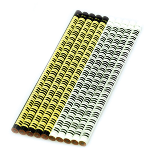 Pickboy 2B Pencils Black & White Keyboard Design (Pack of 10)