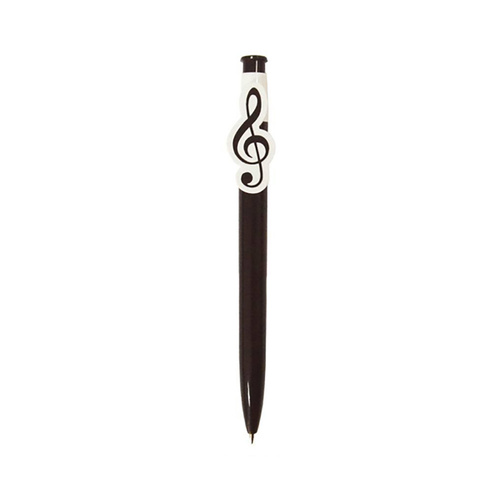 Ball Pen - Black & White Clef Sign