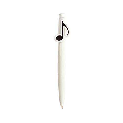 Ball Pen - Black & White 8th Note