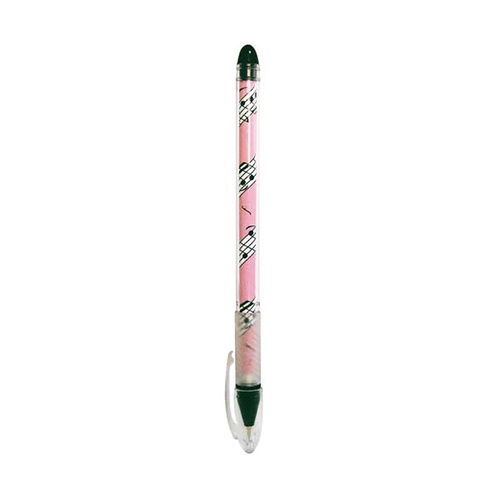 Pink Music Score Ball Pen with Lid