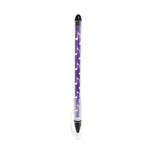 Ball Pen with Lid - Purple Quavers