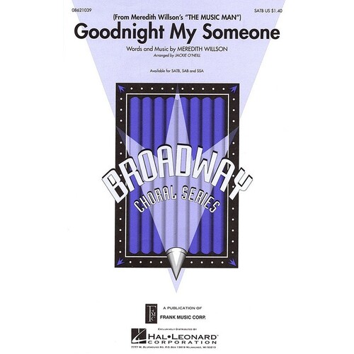 Goodnight My Someone SATB (Octavo)