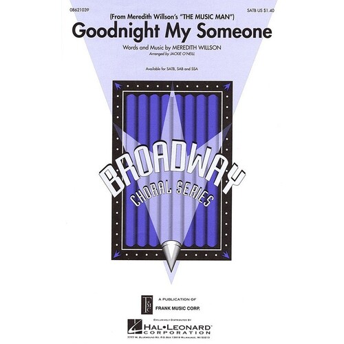 Goodnight My Someone SAB (Octavo)