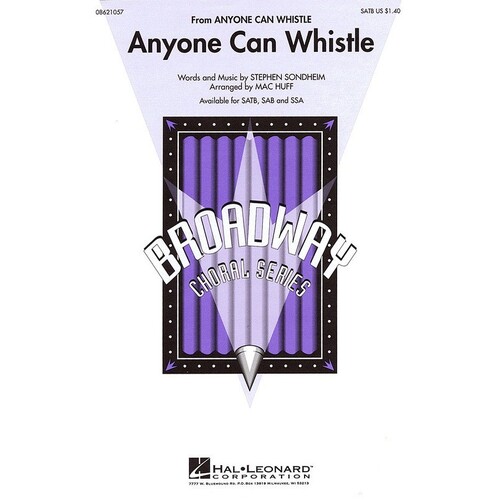 Anyone Can Whistle SATB (C/R)