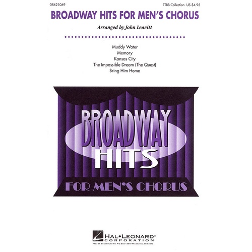 Broadway Hits Mens Chorus TTBB (Octavo)