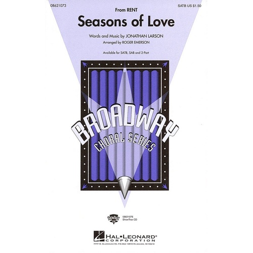 Seasons Of Love From Rent ShowTrax CD (CD Only)