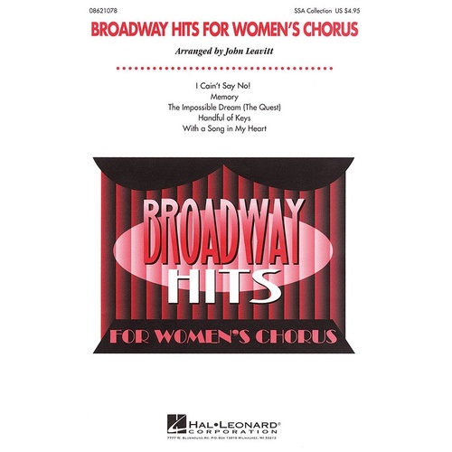 Broadways Hits For Womens Chorus SSA (Octavo)