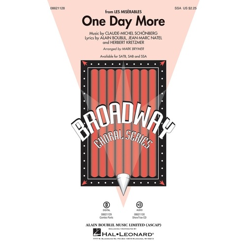 One Day More SSA (Octavo)