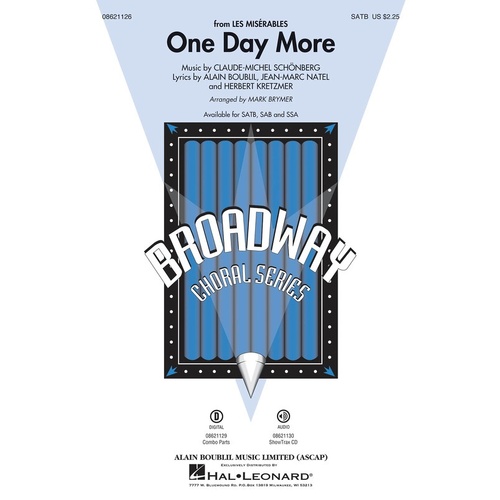 One Day More ShowTrax CD (CD Only)