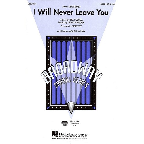 I Will Never Leave You SATB Arr Huff (Octavo)