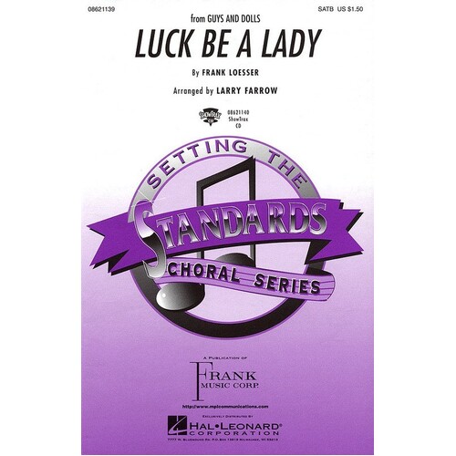 Luck Be A Lady SSATB Arr Farrow